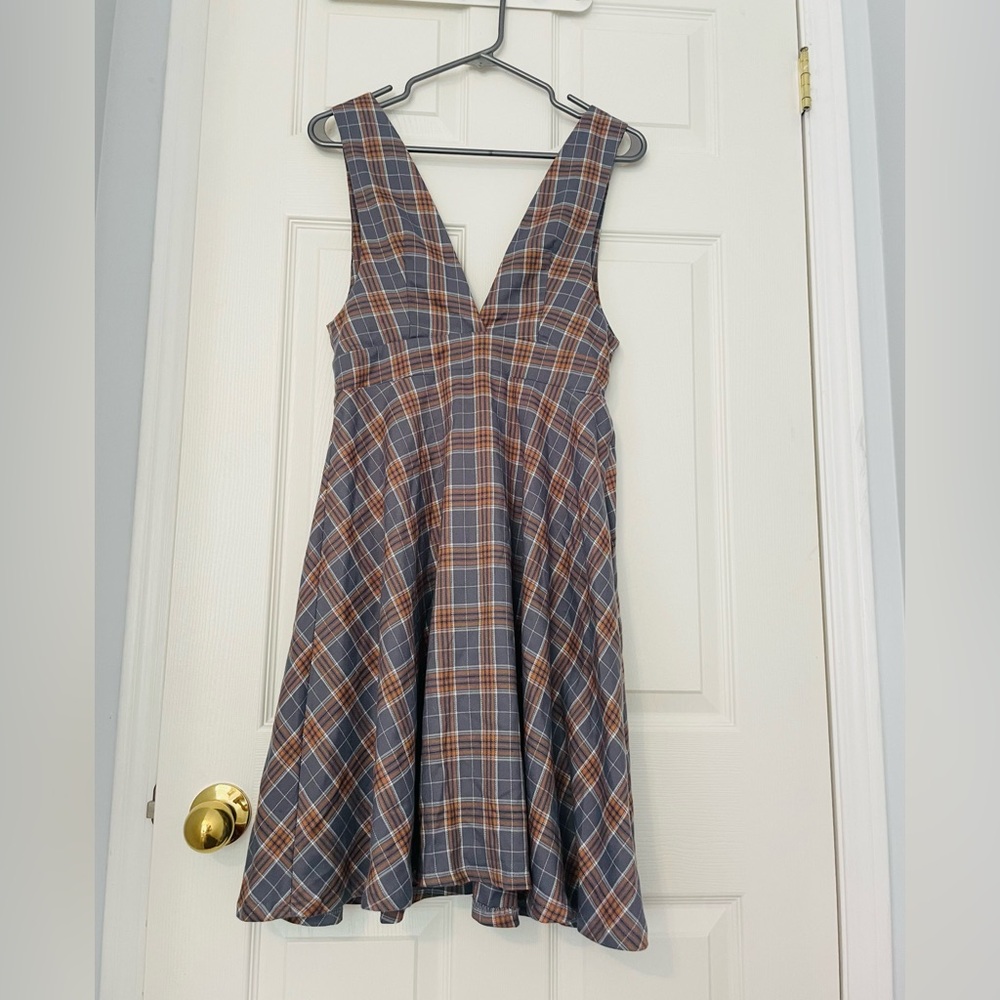 Brand new In's plaid check dress